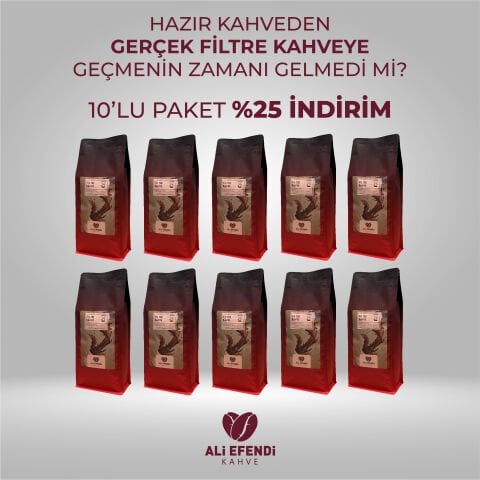 10 Kg Filtre Kahve Etiyopya Lekempti - İşletmelere özel