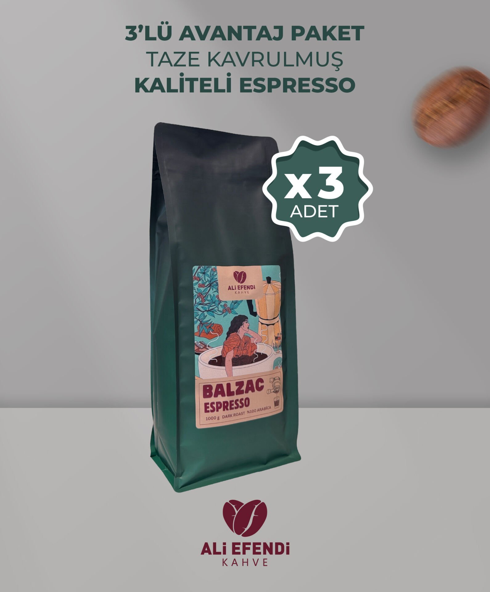 Ali Efendi Kahve Balzac Espresso 3 kg