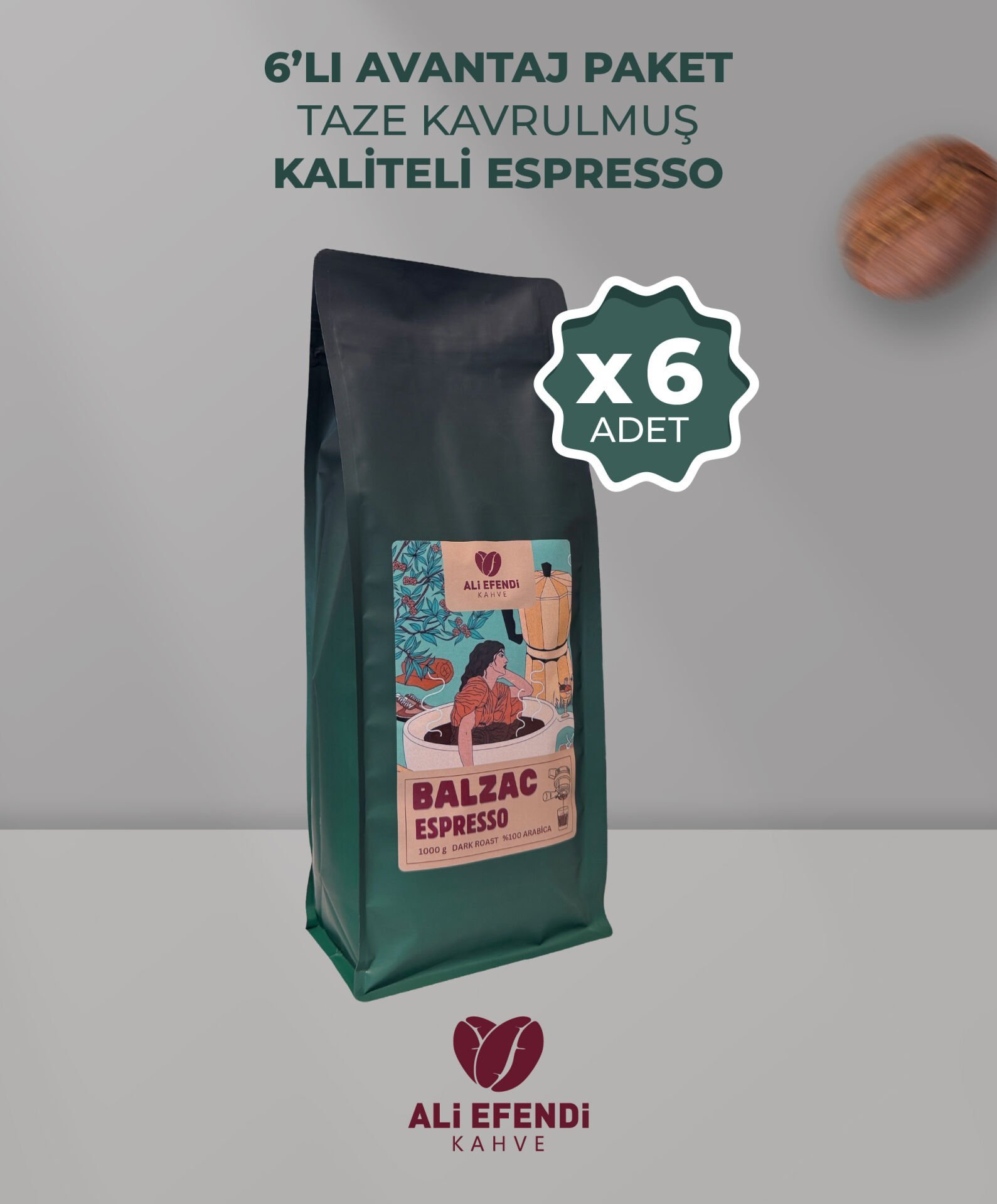 Ali Efendi Kahve Balzac Espresso 6 kg