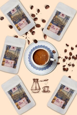 100 gr 5'li Türk Kahvesi