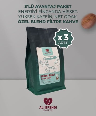 250 Gr. 3 Adet Sprint Roast Filtre Kahve